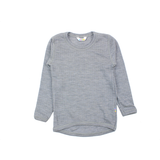 Ull Överdelar Barnkläder Joha Rib T-Shirt -Grey (16341-122-15110)