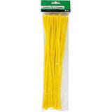 DIY Creativ Company Chenille Pipe Cleaner Yellow 6mm 50pcs