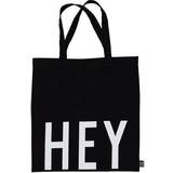 Handväskor Design Letters Hey Favourite Tote Bag - Black