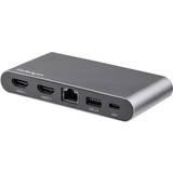Kablar StarTech USB A-HDMI/RJ45/USB A/USB C Adapter