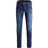 Ekologisk bomull Byxor Barnkläder Jack & Jones Boy's Glenn Original Slim Fit Jeans - Blue Denim (12181893)