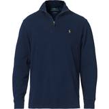 Herr - Stickad tröjor Polo Ralph Lauren Double Knit Jaquard Half Zip Sweater - Cruise Navy