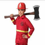 Röd - Uniformer & Yrken Dräkter & Kläder Th3 Party Children Firefighter Costume