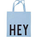 Handväskor Design Letters Hey Favourite Tote Bag - Blue