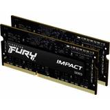 DDR3 RAM minnen Kingston Fury Impact SO-DIMM DDR3 1600MHz 2x4GB (KF316LS9IBK2/8)