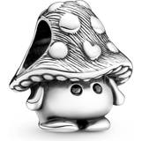 Pandora Cute Mushroom Charm - Silver/Black