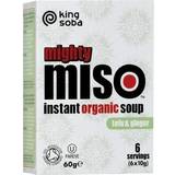 King Soba Matvaror King Soba Organic Mighty Miso Soup with Tofu & Ginger 60g 6st