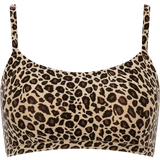 Chantelle Soft Stretch Scoop Bralette - Leopard Nude