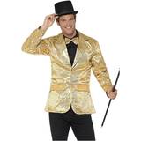Herrar - Jackor Dräkter & Kläder Smiffys Sequin Jacket Gold