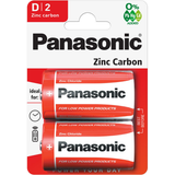 Panasonic D (LR20) Batterier & Laddbart Panasonic Zinc Carbon D 2-pack