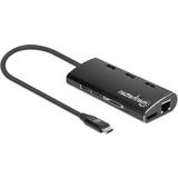 Manhattan USB C-HDMI/USB A/USB C/RJ45 Adapter