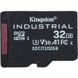 Kingston microSDHC Minneskort Kingston Industrial microSDHC Class 10 UHS-I U3 V30 A1 32GB