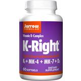 D-vitaminer - Hjärtan Vitaminer & Mineraler Jarrow Formulas K-Right 60 st