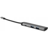 Verbatim Svarta Kablar Verbatim USB C-USB C/2xUSB A/HDMI M-F 0.2m