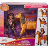 Hästar - Tygleksaker Dockor & Dockhus Mattel Dreamworks Spirit Untamed Ride Together Lucky & Spirit Horse