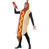 Ansiktshår - Mat & Dryck Maskeradkläder Th3 Party Hot Dog Costume for Adults