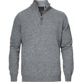 Cashmere Kläder Oscar Jacobson Patton Half Zip Sweater