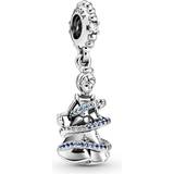 Pandora Disney Cinderella Magical Moment Dangle Charm - Silver/Blue/Transparent