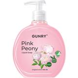 Gunry Pumpflaskor Handtvålar Gunry Liquid Soap Green Originals Pink Peony 400ml