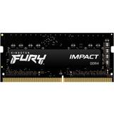 8 GB - SO-DIMM DDR4 - Svarta RAM minnen Kingston Fury Impact SO-DIMM DDR4 3200MHz 8GB (KF432S20IB/8)