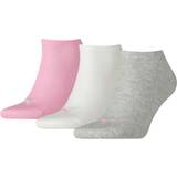Puma Ankelstrumpor & Sneakerstrumpor - Herr Puma Unisex Plain Sneaker Trainer Socks 3 pack - Prism Pink