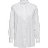 Dam - XXL Skjortor Only Nora Classic Shirt - White
