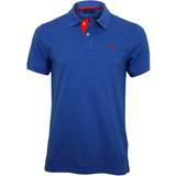 Gant Elastan/Lycra/Spandex Överdelar Gant Contrast Collar Regular Fit Polo Shirt - Nautical Blue