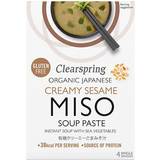 Clearspring Organic Instant Miso Soup Paste Creamy Sesame 15g 4st