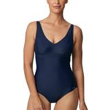Blåa - Nylon Badkläder Abecita Capri Kanters Swimsuit - Navy