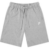 Bomull Shorts Nike Sportswear Club Shorts - Dark Grey Heather/White