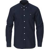 Morris Bomberjackor Kläder Morris Oxford Button Down Cotton Shirt - Navy
