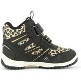 Vinterfodrade Sneakers Barnskor Leaf Kid's Kasuri WP Mid - Leopard