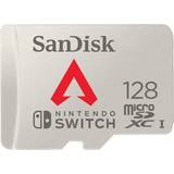 Nintendo switch minneskort Minneskort & USB-minnen SanDisk Gaming microSDXC Class 10 UHS-I U3 100/90MB/s 128GB