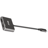 Club3D Kablar Club3D USB C-HDMI/DisplayPort M-F Adapter