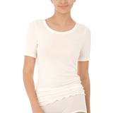Calida Merinoull Överdelar Calida True Confidence Shirt Short Sleeve - Cream White