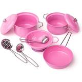 Tidlo Dockvagnar Leksaker Tidlo Pink Cookware Set