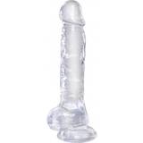 King cock 8" dildo Sexleksaker Pipedream King Cock Clear 8" Cock with Balls