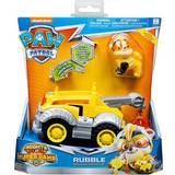 Spin Master Paw Patrol Mighty Pups Super Paws Rubble Deluxe Vehicle
