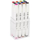 Touch Penselpennor Touch Twin Brush Marker Main Colours 12-pack