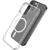 ESTUFF Silikoner Mobilfodral eSTUFF Magnetic Hybrid Clear Case for iPhone 13 Pro Max
