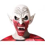 Monster - Röd Maskeradkläder Th3 Party Monster Mask Red/White