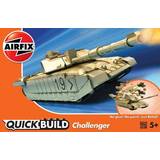 Airfix Plastleksaker Airfix Quickbuild Challenger Tank Desert J6010