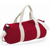 BagBase Duffelväskor & Sportväskor BagBase Plain Varsity Duffle Bag - Classic Red/Off White
