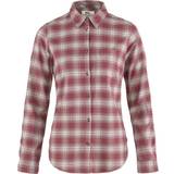 Jeansjackor - Rutiga Kläder Fjällräven Övik Flannel Shirt W - Mesa Purple/Fog