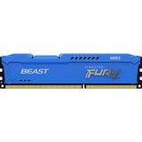 Kingston DDR3 RAM minnen Kingston Fury Beast Blue DDR3 1600MHz 8GB (KF316C10B/8)