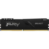 Kingston DDR4 RAM minnen Kingston Fury Beast Black DDR4 3200MHz 16GB (KF432C16BB/16)