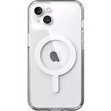 Speck Plaster Mobilfodral Speck Presidio Perfect Clear Compatible with MagSafe Case for iPhone 13