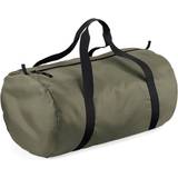BagBase Duffelväskor & Sportväskor BagBase Packaway Duffle Bag 2-pack - Olive Green/Black