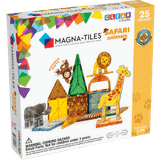 Magna-Tiles Byggleksaker Magna-Tiles Clear Colors Safari Animals 25pcs