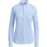 12 - Dam Skjortor Polo Ralph Lauren Heidi Long Sleeve Shirt - Blue